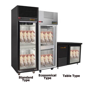 Réfrigérateur commercial de type table pour affinage de viande, porte simple, contrôle numérique de la température, dégivrage automatique pour poulet rôti XDF- - Product Image 3