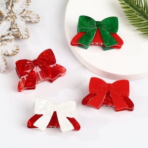 Pinza de Pelo de Acetato con Diseño de Mariposa para Niñas, Decoración de Pelo de Alta Calidad con Empaque de Cartón, Segura para Peinar - Product Image 1