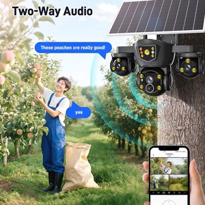 Cámara de Seguridad Tipo Domo con Energía Solar 1080P, CMOS, Tres Lentes, Visión Nocturna, PIR, P2P, IP67, Tarjeta de Memoria, 9MP, Pan-Tilt, Bidireccional, 1 Año - Product Image 6