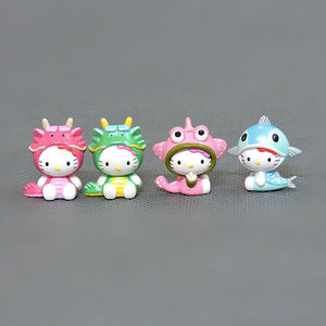 100 Unique Mini Anime Chat Poupées Mystère Boîte Aveugle Figurines À Collectionner <span class=keywords><strong>Kawaii</strong></span> En Plastique Décor De Bureau pour Le Mariage De Pâques - Product Image 5