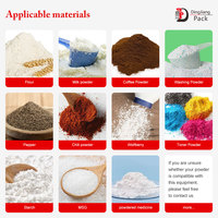 Máquina de Llenado de Bolsas de Plástico de Alta Precisión de 25 kg, Semiautomática, para Envasado de Alimentos, Especias, Harina, Leche en Polvo y Polvos Finos
