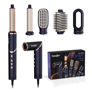 Secador de Pelo Eléctrico Sonifer SF-9781 de Secado Rápido con Función Cool Shot y Anti-Frizz, Cepillo Estilizador de Aire Caliente para Uso en Salón y Hogar - Product Image 1