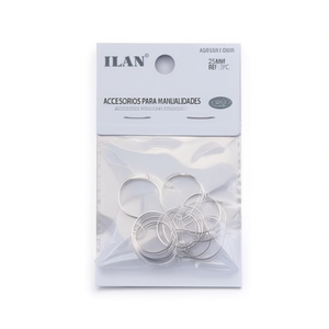 Anelli di collegamento Ilan da 25 mm, 12 pezzi, forniture per artigianato - Product Image 1