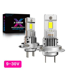 X7SEVEN ไฟหน้า LED H4 18000LM 80W ล่าสุด, H11อะไหล่ฮาโลเจนขนาดเล็ก H7 9005 9006 9012 H4 CSP ไฟตัดหมอกรถยนต์ - Product Image 1