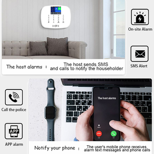 Tuya Wifi 4G An Ninh Thông Minh Hệ Thống Báo Động Được Xây Dựng Trong 2000MAh Pin 48H Với 433Mhz Cảm Biến Chuyển Động Thẻ RFID Cuộc Sống Thông Minh Bảng Điều Khiển Báo Động - Product Image 3