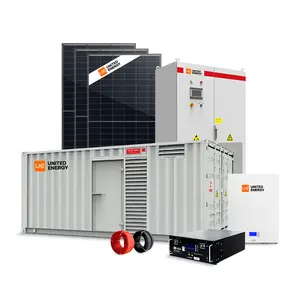 Containersystem für Solarenergiespeicher 1 MWh 300 Kwh 500 kWh Off-Grid-Solar-PV-Stromanlage Versorgung