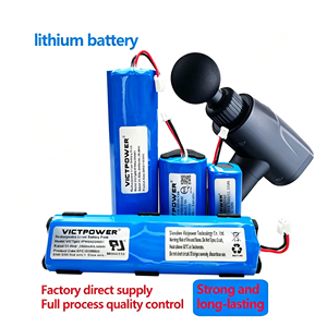 โรงงานวิคพาวเวอร์ แบตเตอรี่ลิเธียมแบบชาร์จได้ 10.8V 2500mAh 36Wh ทรงกระบอก สำหรับปืนนวด - Product Image 3