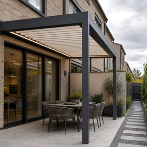 Pérgola Motorizada Inteligente de Aluminio RKOVE, Moderna, para Patio, Jardín, Terraza - Product Image 5