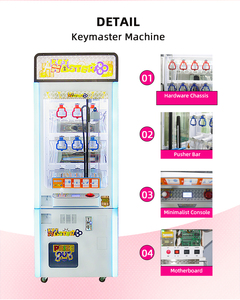 Machine de <span class=keywords><strong>jeu</strong></span> d'arcade à monnayeur pour intérieur, type griffe à jouets, distributeur de cadeaux et Key Master - Product Image 3