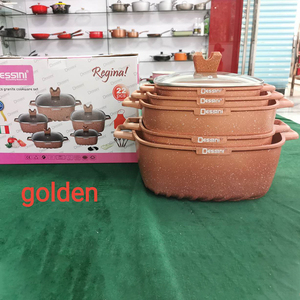 Juego de 22 Piezas de Ollas y Sartenes Dessini Masterclass Premium de Aluminio Fundido Antiadherente para Cocina - Product Image 4