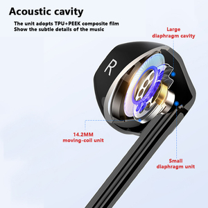 Auricolari In-Ear cablati da 3.5mm, <span class=keywords><strong>cuffie</strong></span> <span class=keywords><strong>Jack</strong></span> In metallo puro tipo C In-ear controllo della linea di basso pesante <span class=keywords><strong>con</strong></span> <span class=keywords><strong>microfono</strong></span> <span class=keywords><strong>per</strong></span> musica, giochi - Product Image 5