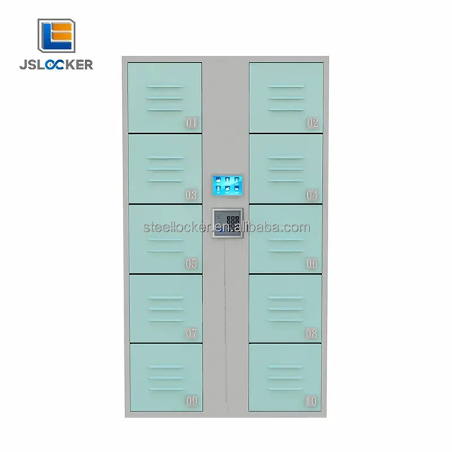 Modern Electronic Lock Steel Smart Storage Locker Electronic Steel Gym School Locker