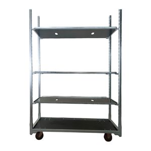 כבד גן פרחים טרולי פרח תחבורה צמח אחות מדפים מתכת עם גלגלים מיכלים עבור צמחים - Product Image 5