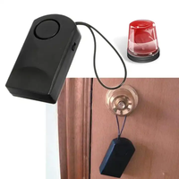 120db sans fil capteur tactile alarme de sécurité fort bouton de porte alerte d'entrée Anti vol effarouchement hôtel voyage sirène de sécurité