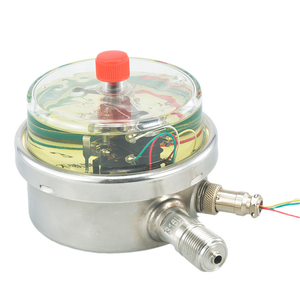 Tüm paslanmaz çelik elektrik İletişim hidrolik buhar hava basıncı ölçer manometre - Product Image 3