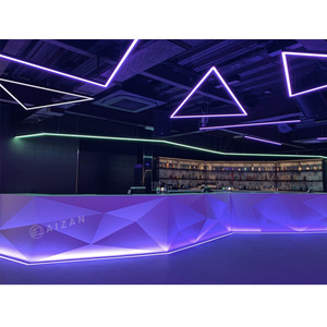 Meubles de bar contemporains Comptoir de bar éclairé avec LED fantaisie Design pour narguilé <span class=keywords><strong>Lounge</strong></span> <span class=keywords><strong>Music</strong></span> <span class=keywords><strong>Restaurant</strong></span> - Product Image 2