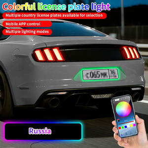 Luci Targa LED Multicolore con Effetto Inseguimento, Cornici <span class=keywords><strong>per</strong></span> Targa <span class=keywords><strong>per</strong></span> <span class=keywords><strong>Auto</strong></span>, Rimorchi, UTV, ATV, Camion, Camper - Product Image 4