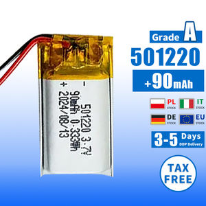 Wiederauf ladbare Lithium-Polymer-Batterie 501220 501025 3,7 V 90mAh 100mAh 603040 <span class=keywords><strong>Li</strong></span>-Ionen-Batterie für elektronisches klinisches Thermometer - Product Image 2