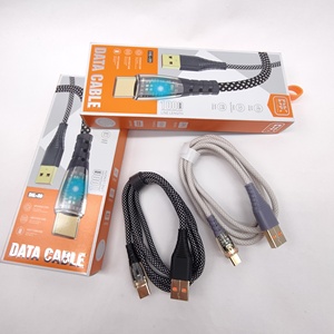 Câble de charge pour <span class=keywords><strong>Smartphone</strong></span> Câble de données pour téléphone portable Charge rapide Câble de charge mobile tressé en nylon USB-C pour Iphone pour Xiaomi - Product Image 3