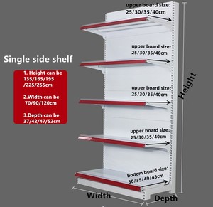 Özelleştirilmiş gondol mağaza rafları için GU JIU vitrin rafı s vitrin rafı için süpermarket gondol rafları - Product Image 5