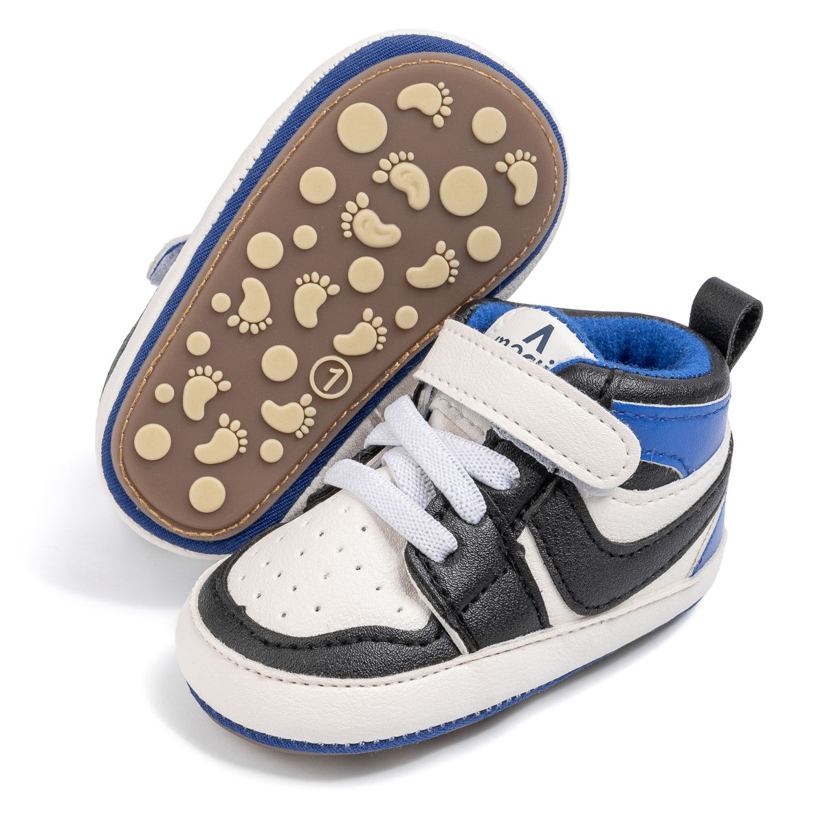 ขาว น้ำเงิน