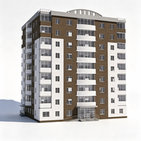 Estructuras de Acero: Producción de Apartamentos con Estructura de Acero Práctica, Optimización de Espacio y Estructura de Marco Completo Estable