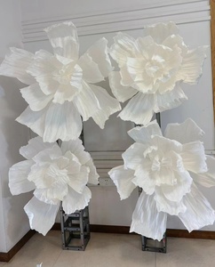 Instalación Artística de Papel Gigante Realista J-029 para Bodas, Decoración de Fondo para Eventos a Gran Escala, Flor Gigante - Product Image 5