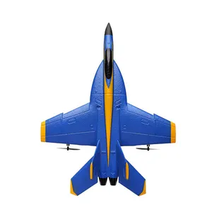 आर सी EPP फोम F18 लड़ाकू विमान ब्लू एन्जिल चार्ज फिक्स्ड विंग ड्रॉप-प्रतिरोधी गबन हवाई जहाज रिमोट कंट्रोल विमान ग्लाइडर मॉडल