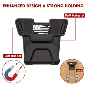 Soporte Magnético Metálico para Pistolas, Montable en Pared, con Dispositivo de Seguridad, 5 Ranuras, Exhibidor, Venta Caliente - Product Image 4