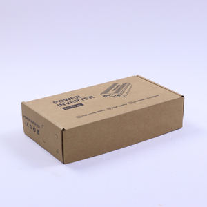 Caja de regalo de cartón elegante personalizada con impresión a una cara, caja de envío de papel kraft reciclable para accesorios electrónicos de teléfono. - Product Image 5