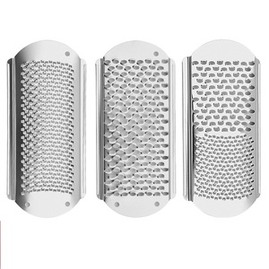 Xyj — outil de pédicure en acier inoxydable, soins des pieds, lime callosités, lames remplaçables, grands trous - Product Image 1