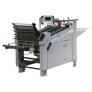 B1012 kmd 360t 10 schnallen mpe-130lcf tl382sz stahl umang zickzack papier mini gesichts tuch papier falz maschine en medio gummi