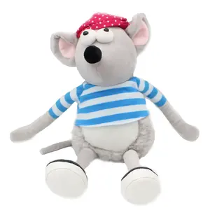 Cutting of soft toys soft stuffed mouse plush toy for kids