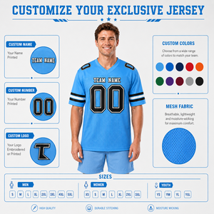Camisetas de Fútbol Americano al por Mayor, Unisex, para Fiestas y Eventos, Jersey con Impresión Personalizada, Servicio de Uniformes de Fútbol Americano para Vendedores de Comercio Electrónico - Product Image 2