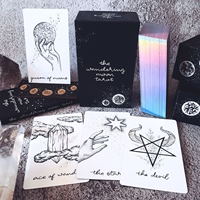 Cartes de Tarot d'affirmation Oracle Deck personnalisées à bord doré avec guide, vente en gros