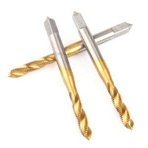 Tarauds hélicoïdaux HSS-E revêtus de TiN M1.2, M1.4, M1.6, M1.8, M6, M8 pour trous aveugles – Outils de <span class=keywords><strong>taraudage</strong></span> pour trous aveugles - Product Image 2