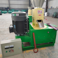 Machine à granulés de bois robuste SKJ200, prix usine Weiwei, vente chaude, garantie 1 an incluse pour ligne de production de granulés de combustible