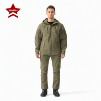 Herfst Winter Unisex Waterdicht Winddicht Warm Slijtvast Softshell Wandeljack met capuchon Outdoorkleding