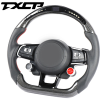 Volant en fibre de carbone modifié pour Volkswagen CC Golf 6 7 Sagitar Magotan Passat MK7 MK6 GTI GTD, années 2013-2019