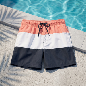 Novedad: Shorts de Playa para Hombre, Talla XXL, Color Sólido con Estampado Completo, Talla Grande, 100% Poliéster, Antibacterianos, Transpirables, de Secado Rápido - Product Image 3