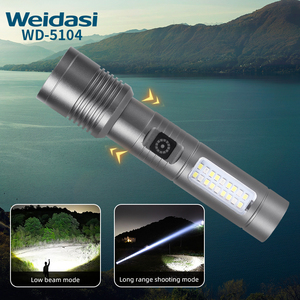 אור לייזר לבן זרקור נטענת פנס 8 מצב אלומיניום מיני הוביל פנס עט - Product Image 2