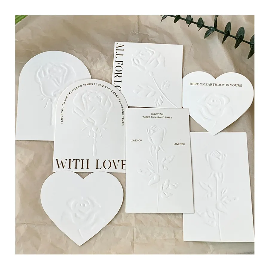 Custom Logo Printing Ivory Card Paper Jewelry Packaging And Display Ring Necklace Cards Nail Display Packaging Card