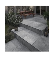 Carreaux de Porcelaine Rustiques Beige Gris KC, Épaisseur 20mm, Antidérapants, Résistants à l'Usure, Antibactériens, pour Sol et Mur Extérieur, ACCENTS