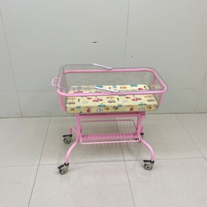 Vật liệu của cũi trong bệnh viện sơ sinh là thép có thể điều chỉnh chiều cao phù hợp cho cả bệnh viện và sử dụng tại nhà - Product Image 4