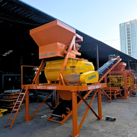 Machine automatique de fabrication de produits en béton QT6-15 pour la production de blocs creux, pavés, briques pleines et bordures au Cameroun