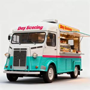 Food Truck Vintage pour Pizza, Burgers et Fast-Food, Entièrement Équipé pour Restaurant, en Acier Inoxydable, 4 Roues, Norme Américaine, Garantie 2 Ans - Product Image 2