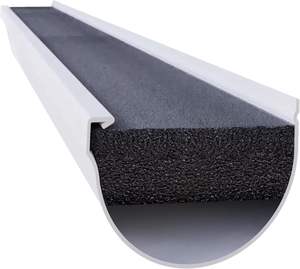 Gouttière de toit anti-poussière mousse éponge réticulée à cellules ouvertes gouttière de toit anti-poussière eau gouttière de toit protecteur mousse éponge filtre - Product Image 1