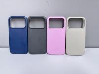 Coque de téléphone en silicone à chargement magnétique sans fil avec cordon pour iPhone 17, bouton IA compatible Beats