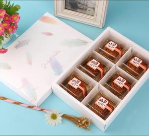 Boîte-cadeau et sacs en papier imprimés à plumes, pas cher, personnalisé, avec poignée avec ruban, pour le thé, <span class=keywords><strong>les</strong></span> bonbons et <span class=keywords><strong>biscuits</strong></span>, tendance, vente en gros - Product Image 6
