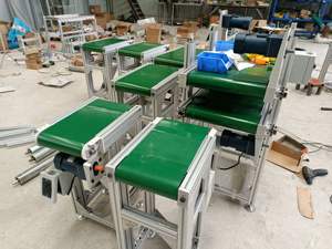 모듈 형 전원 벨트 컨베이어 | 장난감 조립 라인 용 높이 조절 가능한 PVC 벨트 기계 - Product Image 5